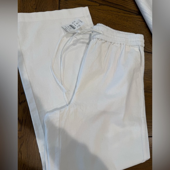 JCREW Petite linen-blend slim wide-leg drawstring pant
NWT 6P - Picture 7 of 9